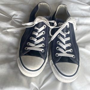 Navy Blue Converse Shoes